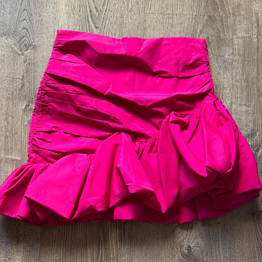 Zara Hot Pink Mini Skirt